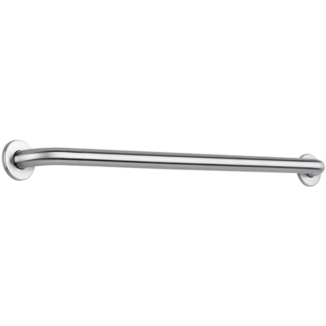 DELABIE Ø32mm Straight Polished Satin Grab Bar (Various Lengths)