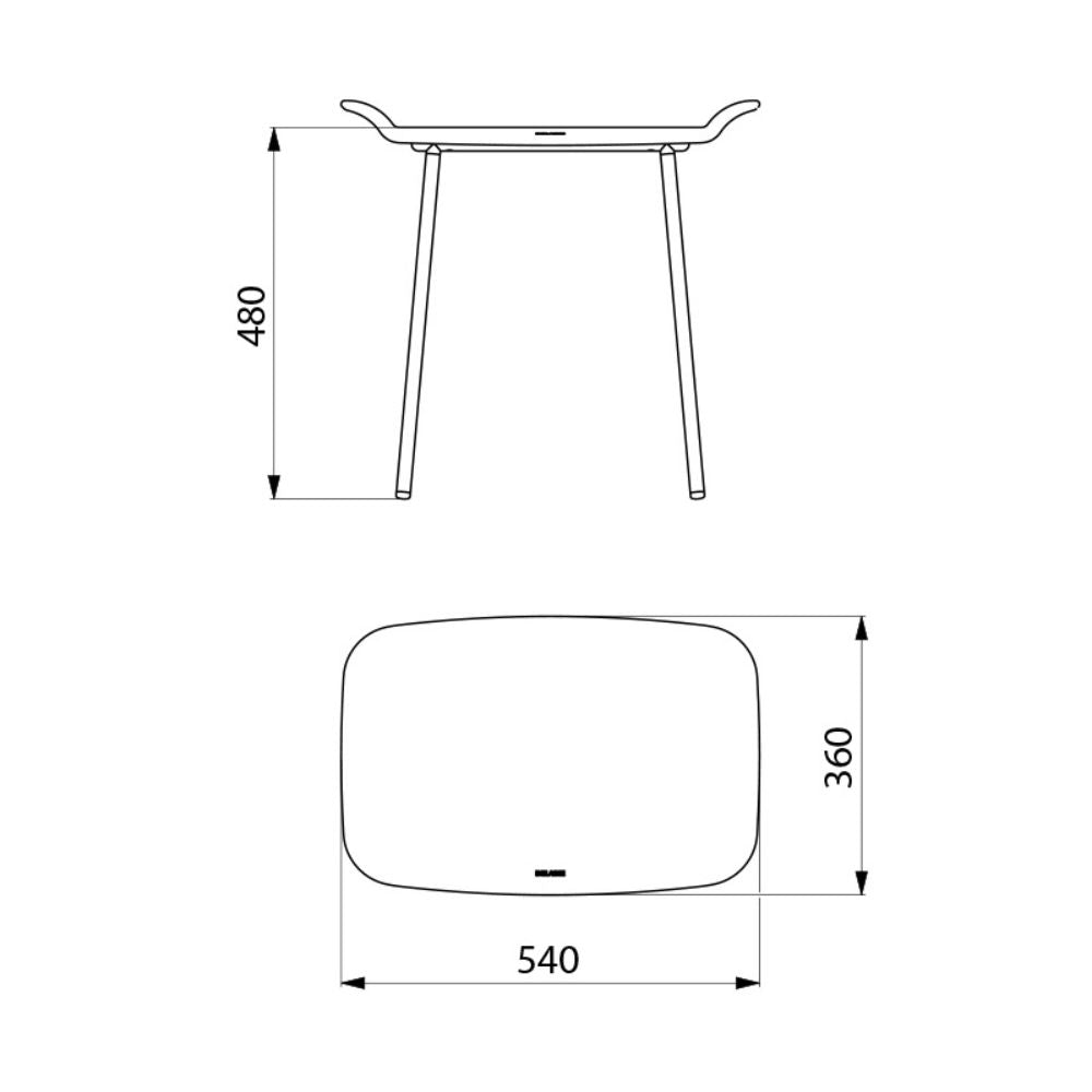 511418 Be-Line® Shower Stool