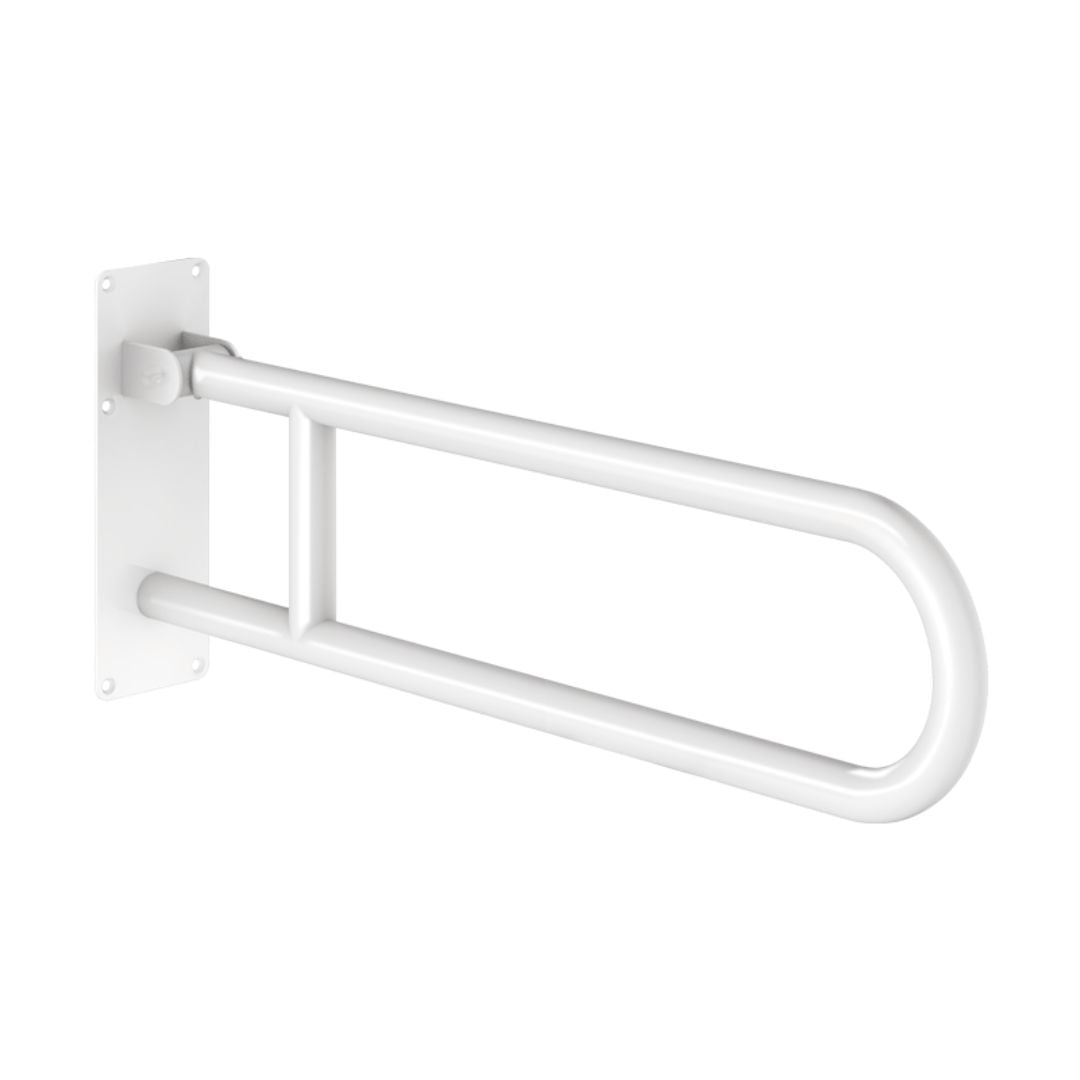 511516W White 760mm Ø32mm Drop-Down Rail