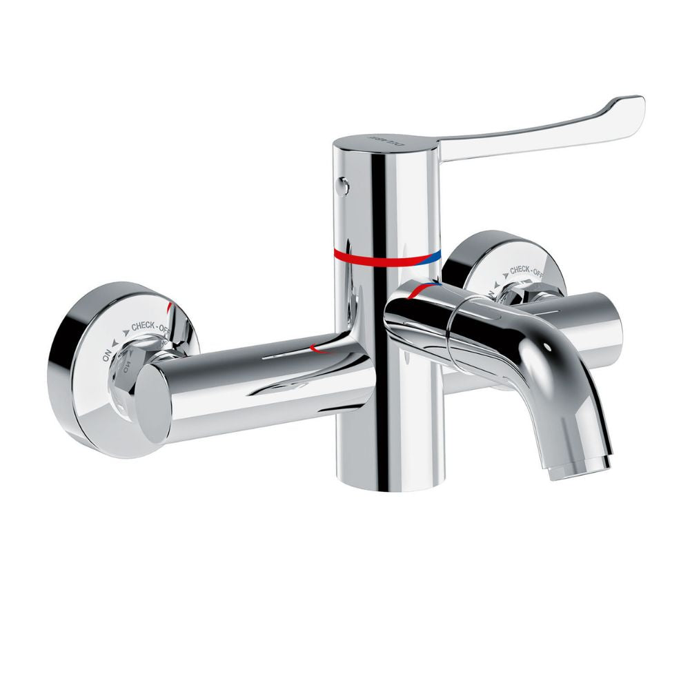 H9614P SECURITHERM BIOCLIP Removable Spout Wall-Mounted Thermostatic Mixer Tap