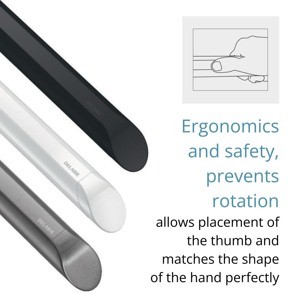 Be-Line® Ø35mm Grab Bar 511903, 511904, 511905, 511906, 511909 (Various Lengths)