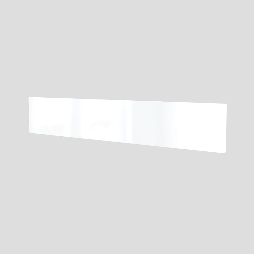 Clip-on Anthracite or White Glass Front for Dimplex Alta Wi-Fi Panel Heater (20cm profile)