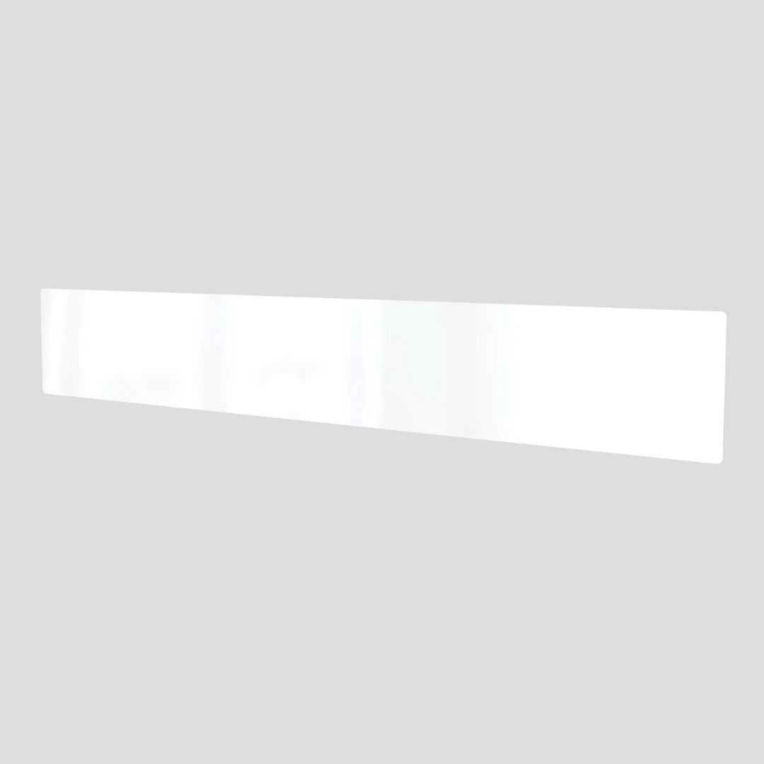Clip-on Anthracite or White Glass Front for Dimplex Alta Wi-Fi Panel Heater (20cm profile)