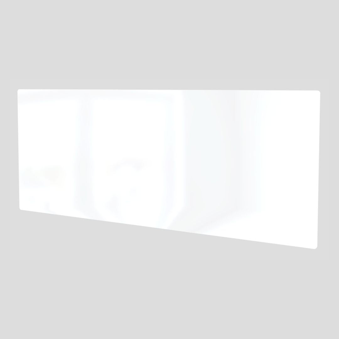 Clip-on Anthracite or White Glass Front for Dimplex Alta Wi-Fi Panel Heater (40cm profile)