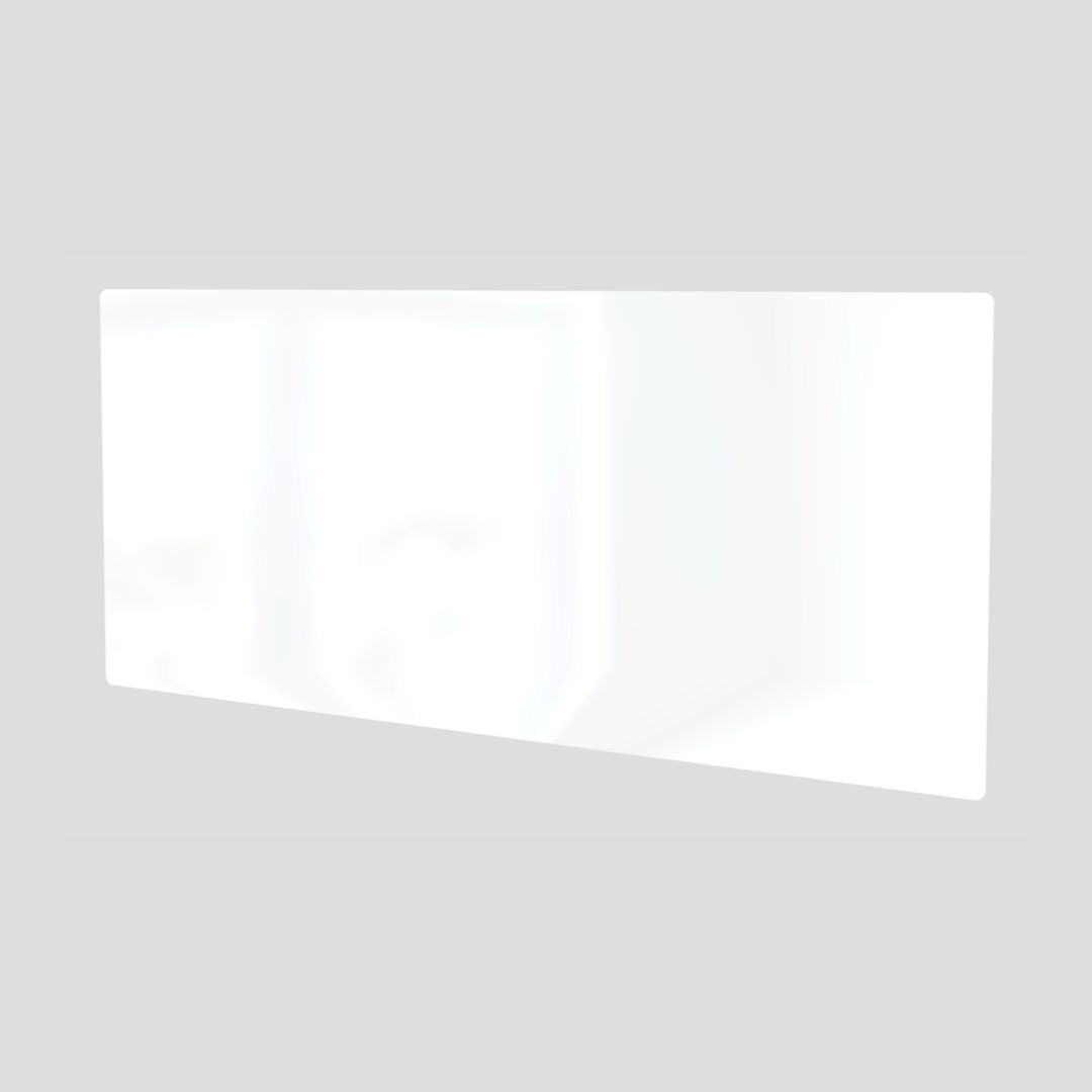 Clip-on Anthracite or White Glass Front for Dimplex Alta Wi-Fi Panel Heater (40cm profile)