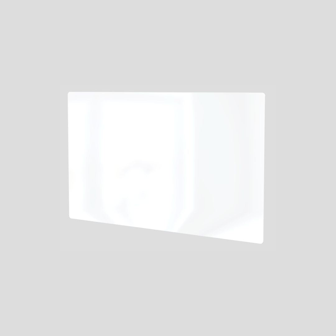 Clip-on Anthracite or White Glass Front for Dimplex Alta Wi-Fi Panel Heater (40cm profile)