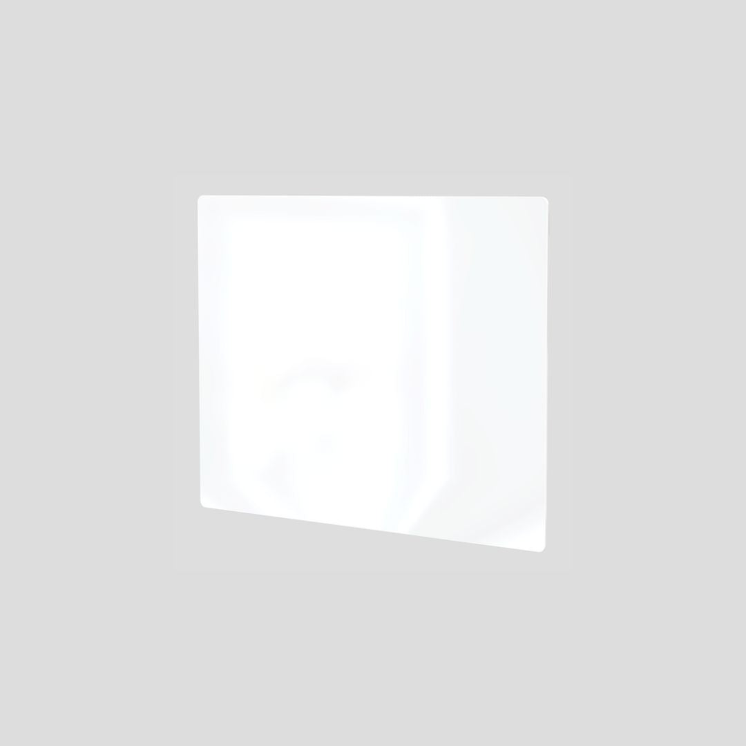 Clip-on Anthracite or White Glass Front for Dimplex Alta Wi-Fi Panel Heater (40cm profile)