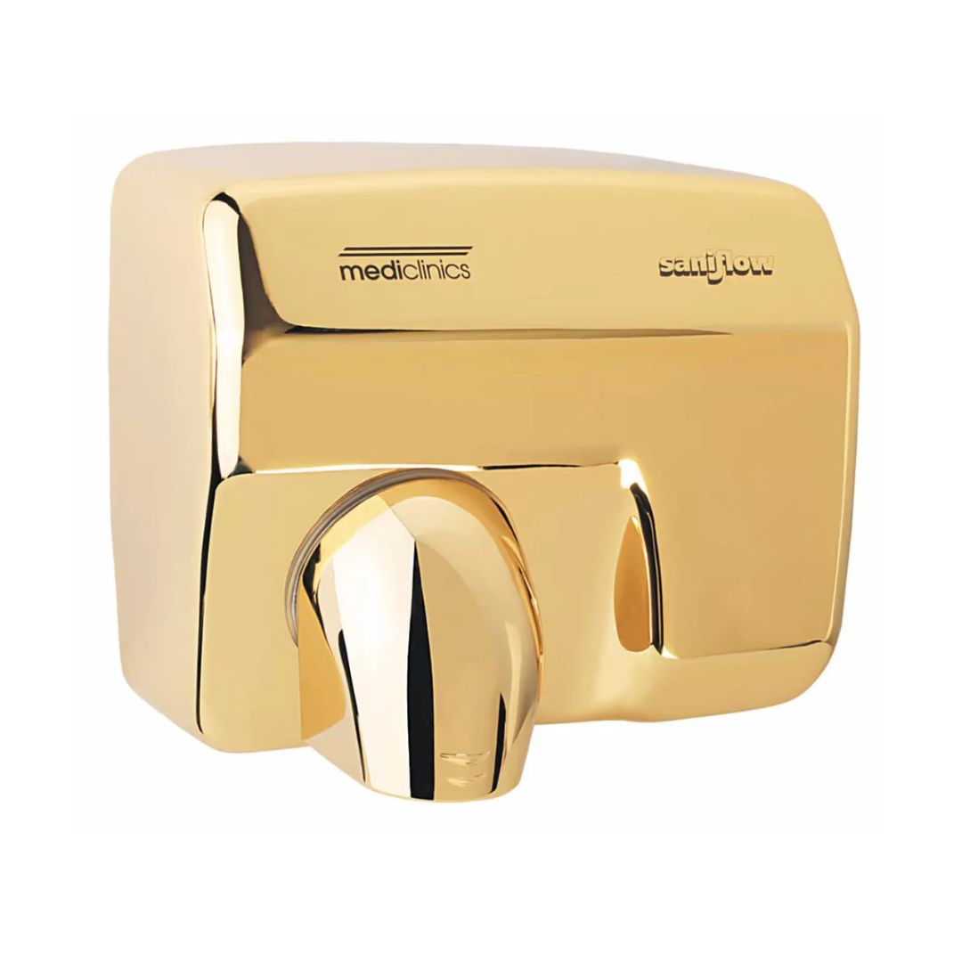 Mediclinics Saniflow Gold Plated Hand Dryer