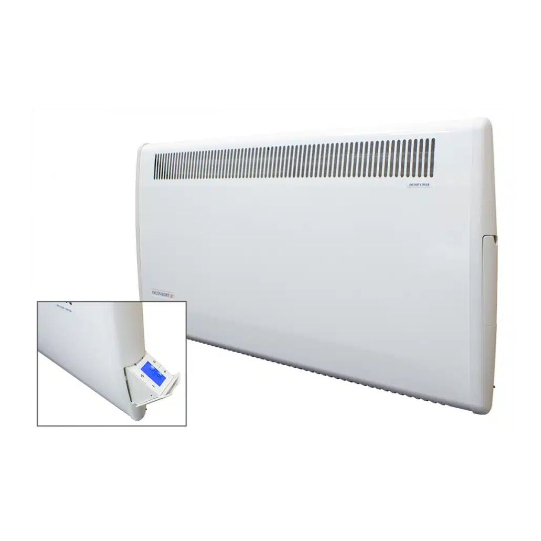 PLSTiE Slimline LST Fan Heater Panel With Electronic 7-Day Timer (PLSTI050E, PLSTI075E, PLSTI100E, PLSTI150E, PLSTI150SSE)