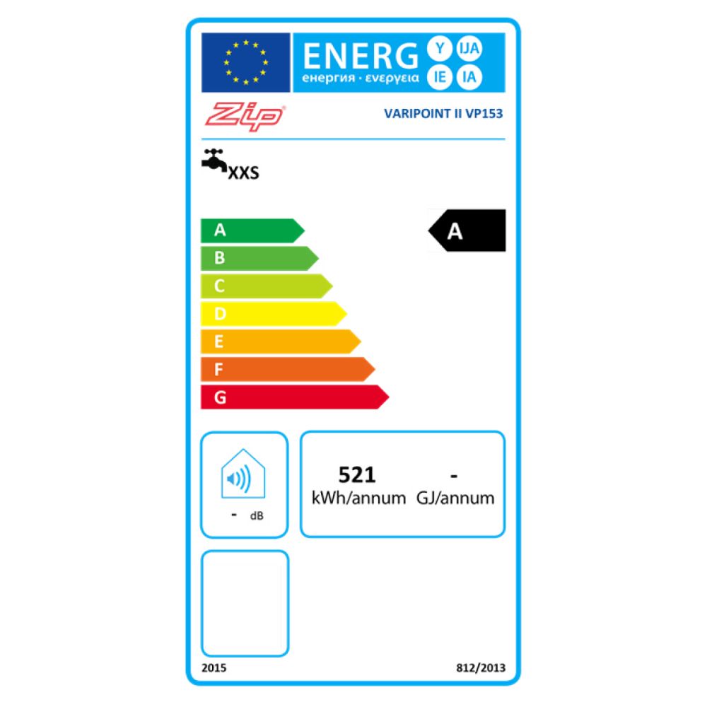 Varipoint 2 Under Sink Unvented 2.2kW Water Heater With P&T Valve 10L or 15L (VP103UB, VP153UB)