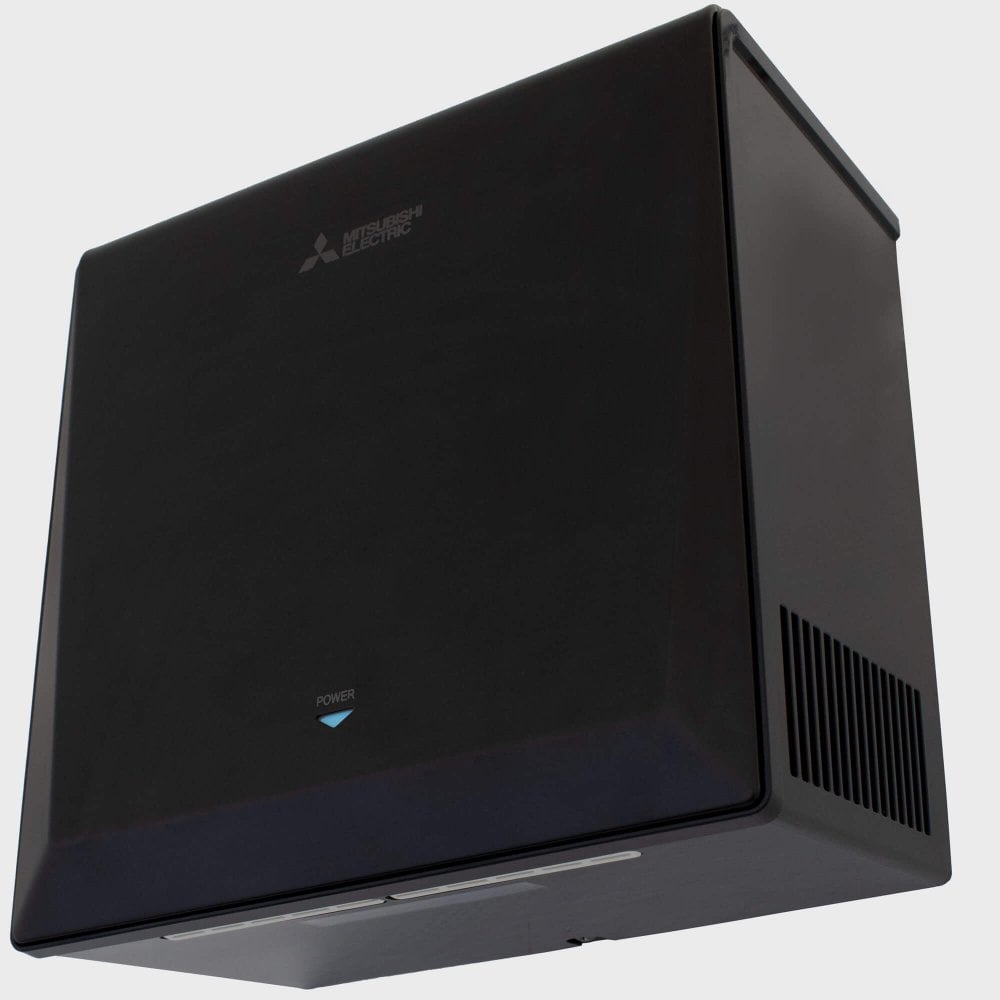 Mitsubishi Jet Towel Wave u02 Smart Hand Dryer - Black