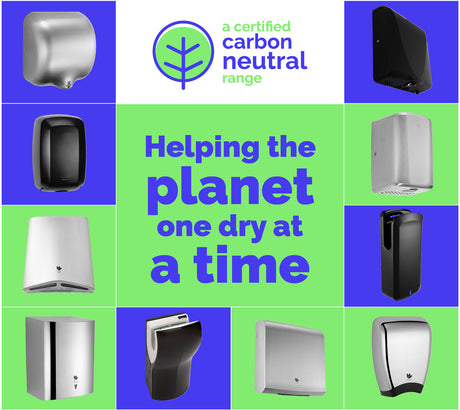 The World’s First Carbon Neutral Hand Dryer Range