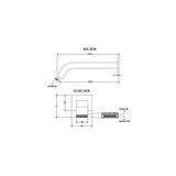 AQUAZONE SMOOTH Concealed Sensor Tap