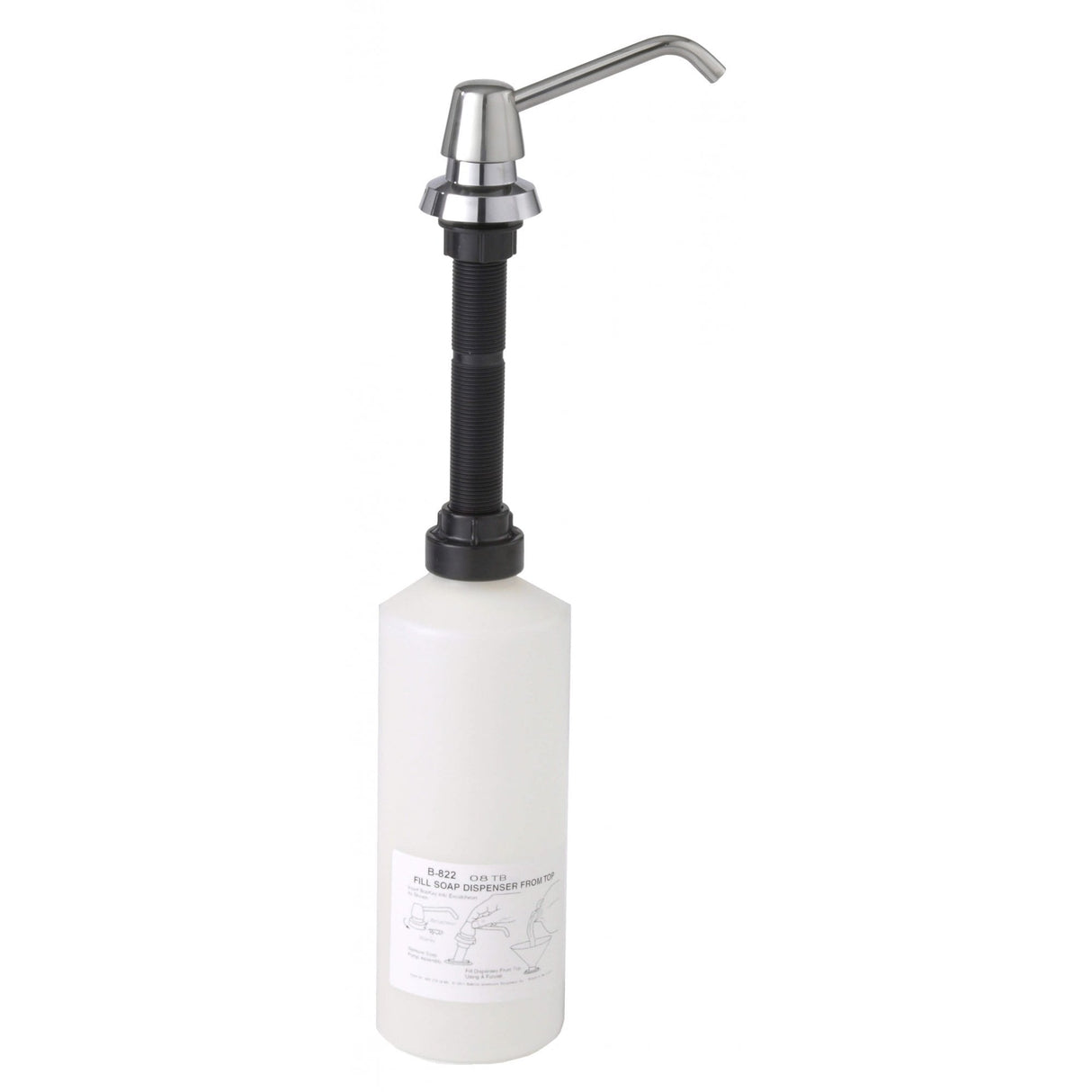 B-822 Dispenser di sapone da banco da 1000 ml con beccuccio da 100 mm