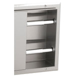 B-386 Double Toilet Roll Holder for Two Partitions