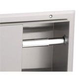 B-386 Double Toilet Roll Holder for Two Partitions