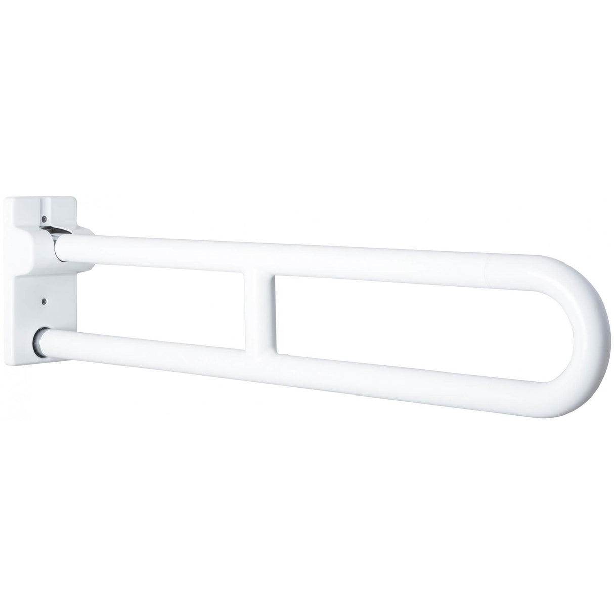 Classic 800mm Antibacterial ABS Coated Aluminium Hinged Grab Rail