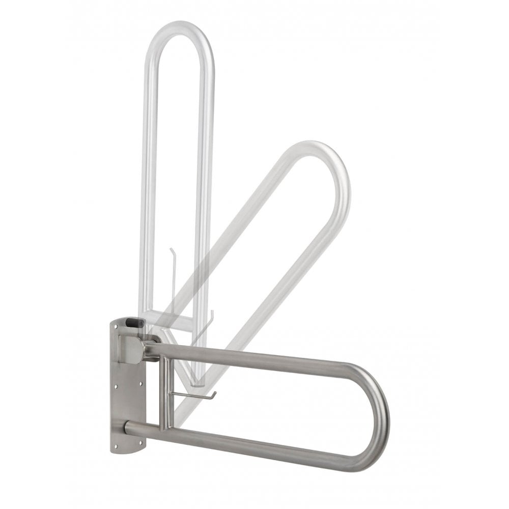 Mediclinics 738mm Three Position Stainless Steel Swing Grab Bar