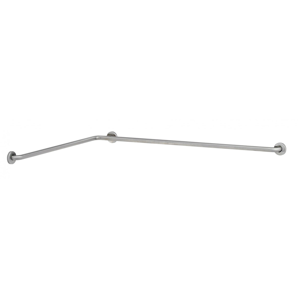 B-5837 Maniglia orizzontale per bagno, diametro 32 mm, per due pareti (1010 x 1465 mm)