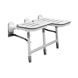 B-918116L Left-Hand Bariatric Folding Shower Seat