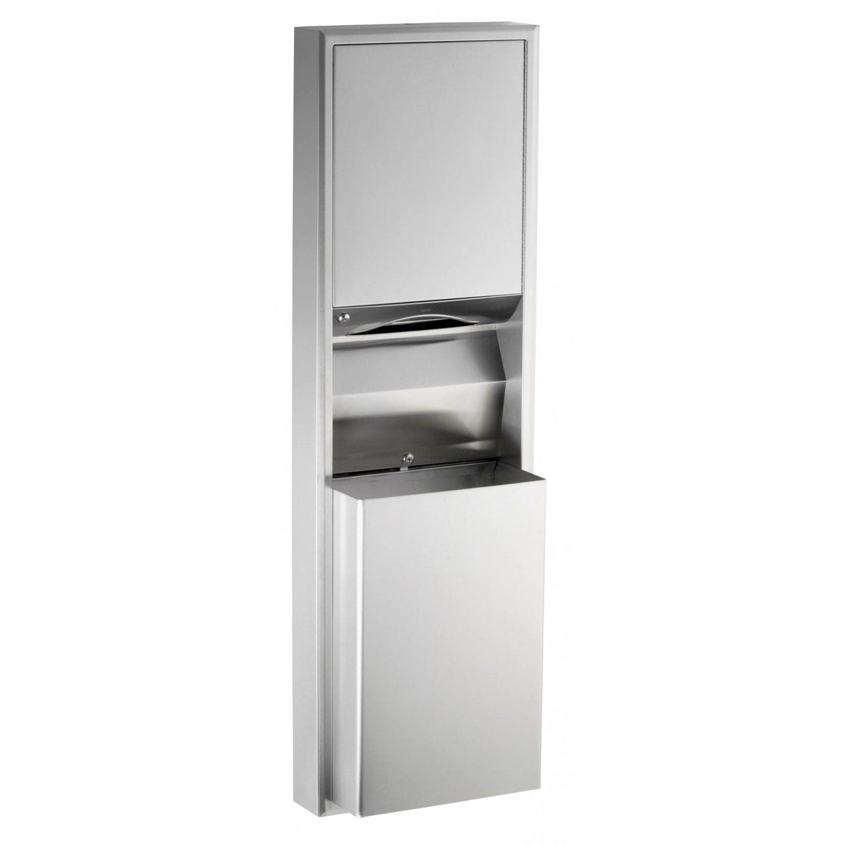 B-3949 Paper Towel Dispenser and Waste Bin Combination Unit