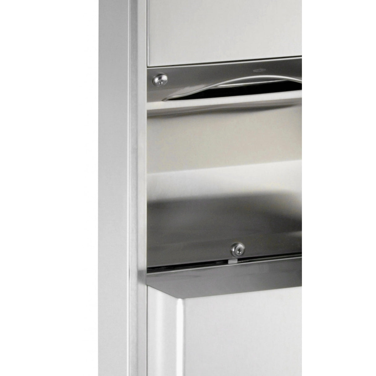 B-3949 Paper Towel Dispenser and Waste Bin Combination Unit