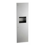 Distributeur d'essuie-mains encastré B-39003 avec poubelle de 45 L