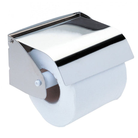 Porte-rouleau de papier toilette simple avec couvercle