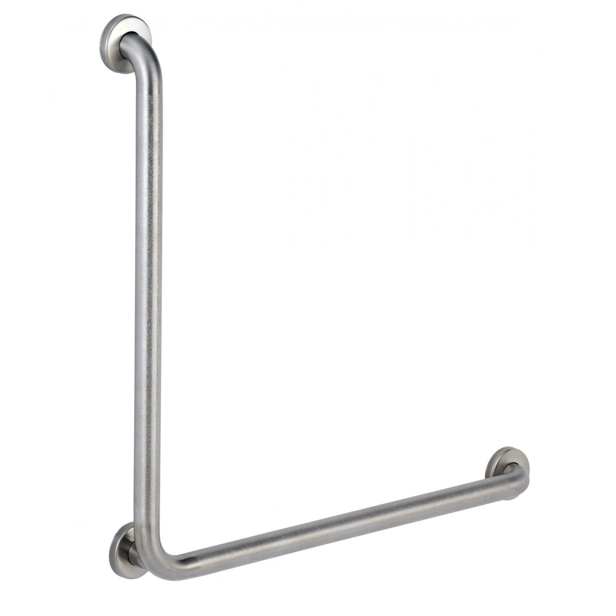 B-6898.99 38mm Diameter L-Shaped AISI 304 Stainless Steel with Peened Grip Grab Bar
