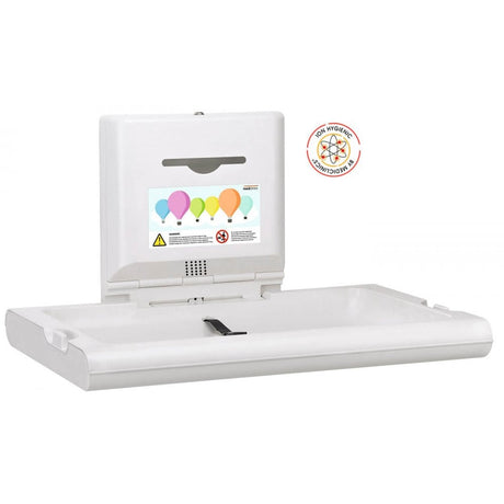 BabyMedi® Horizontal Baby Changing Station - Polypropylene / Stainless Steel with Ioniser