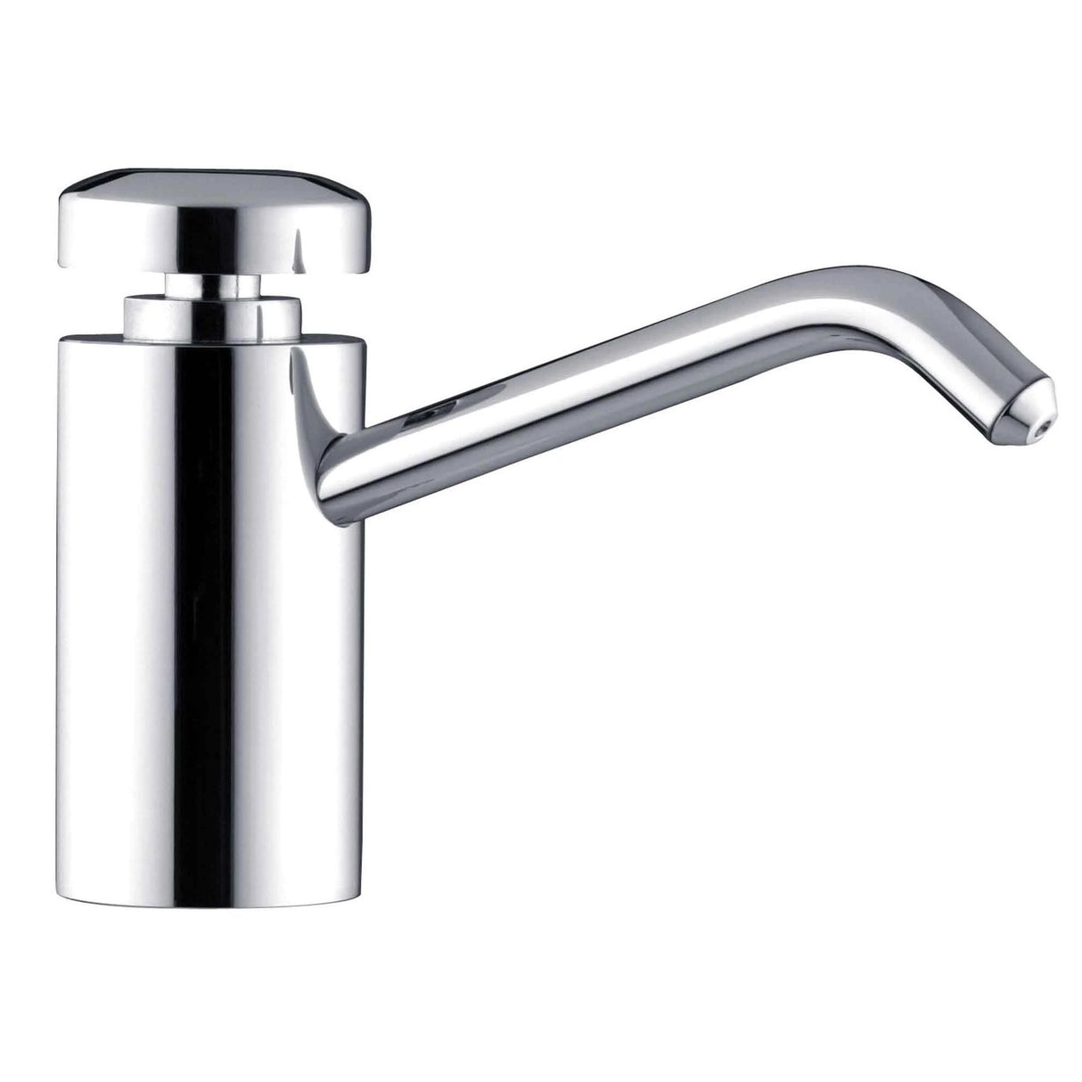 DP802 Dolphin 500ML Solid Brass Chrome Plated Top Fill Liquid Soap Dispenser