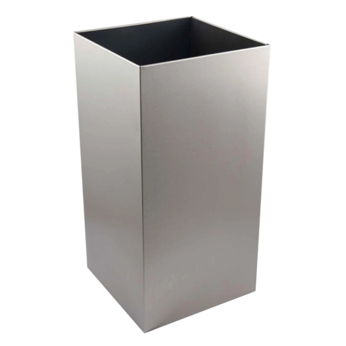 BC160 Dolphin 50LTR Brushed 304L Grade Stainless Steel Open Top Waste Bin