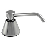 06.2010 Dolphin Counter Mounted 500ml Chrome Plated Brass Soap Dispenser with Bent Spout