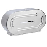 BC945 Dolphin 304 Stainless Steel Mini Jumbo Dual Roll Toilet Roll Dispenser
