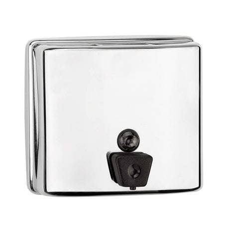 Dispenser di sapone quadrato da 1300 ml in acciaio inossidabile DJ0115C / DJ0115CS