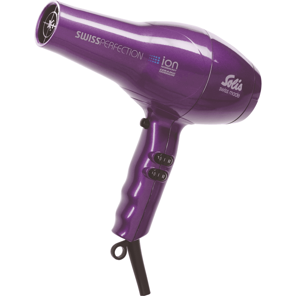 Solis Swiss Perfection Ionic 2300W Hairdryer Violet purple Solis Swiss Perfection Ionic 2300W Hairdryer Violet purple