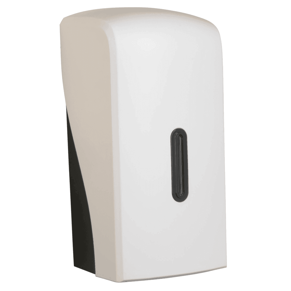 Vivo Halo Series Distributeur de papier toilette multi-plat en plastique ABS blanc satiné