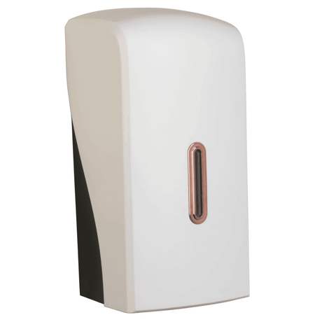 Vivo Halo Series ABS Plastic Satin White Multi Flat Toilet Paper Dispenser