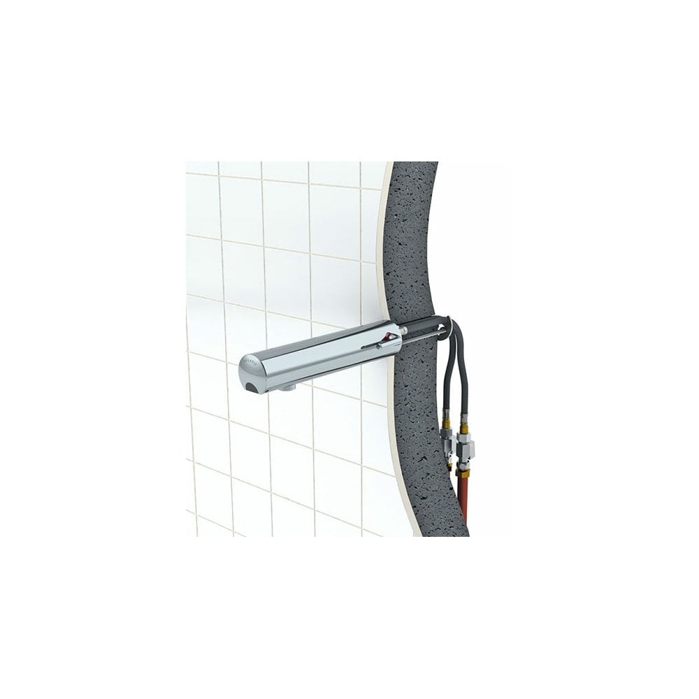 493510 / 493516 DELABIE TEMPOMATIC Wall Mounted F3/8" 190mm Electronic Mixer Tap