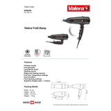 Valera Fold-Away 5400 Hair Dryer 2000W | EPAVFB