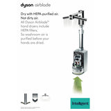 Asciugamani Dyson Airblade WD06 Wash+Dry da parete