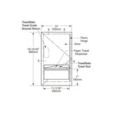 B-35903 TowelMate® Recessed Paper Towel Dispenser