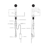 The Splash Lab Deck mounted IR sensor Tap Mains Operated - Small