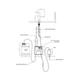 Il sensore montato sulla piattaforma Splash Lab ha attivato il dispenser di sapone in schiuma da 1 litro, alimentato automaticamente dalla rete elettrica