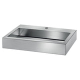 AQUEDUTO 700x440 Stainless Steel Wall Mounted Basin with Ø35 Tap Hole 121150 / 121150BK