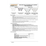 Mediclinics Medinox Series 32mm Diameter AISI 201 Stainless Steel Straight Grab Rail (Various Lengths)