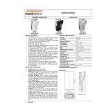 Mediclinics Dualflow® Plus Eco Hand Dryer - White