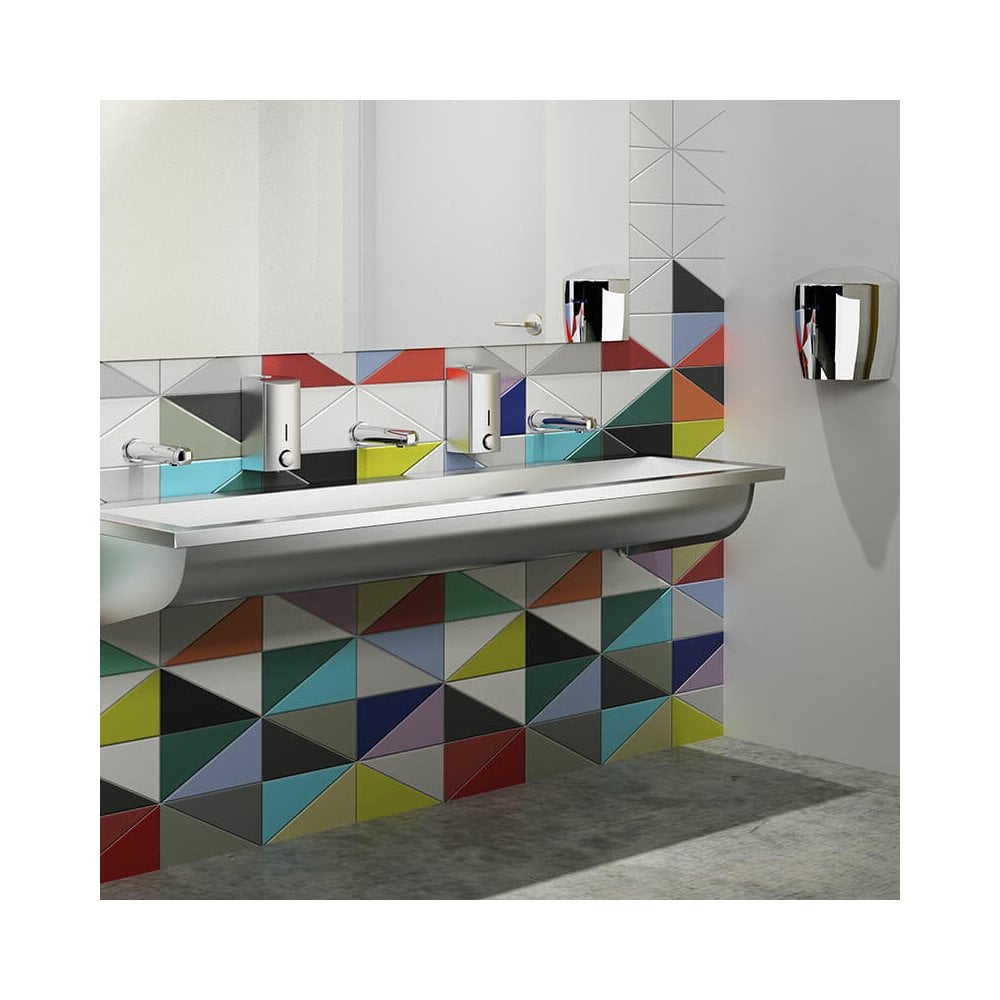 Cuve de lavage murale bactériostatique en inox 304 CANAL (différentes longueurs)