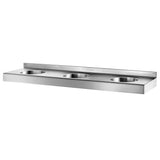 TRIPLO RP Stainless Steel Wall-Mounted Multiple Washbasin with Splaashback L.1800mm 120750