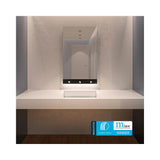 Armoire de toilette 4 en 1 avec distributeur automatique de savon, robinet à capteur et sèche-mains 510204 (800 mm de large)